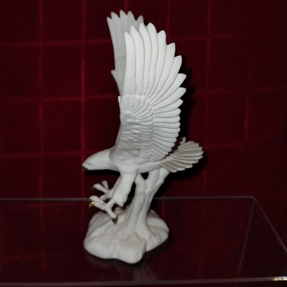 1985 Maruri Signature Collection By W.D. Gaither " Hawk " With 24k Gold Paint - Picture 8 of 13